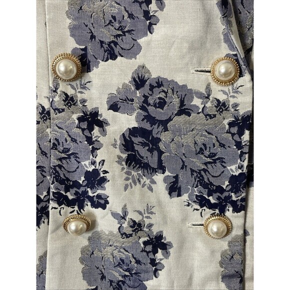 MAJORELLE Floral Donnie Mini Blazer Dress Size Small Blue NEW Party Garden - Picture 4 of 12